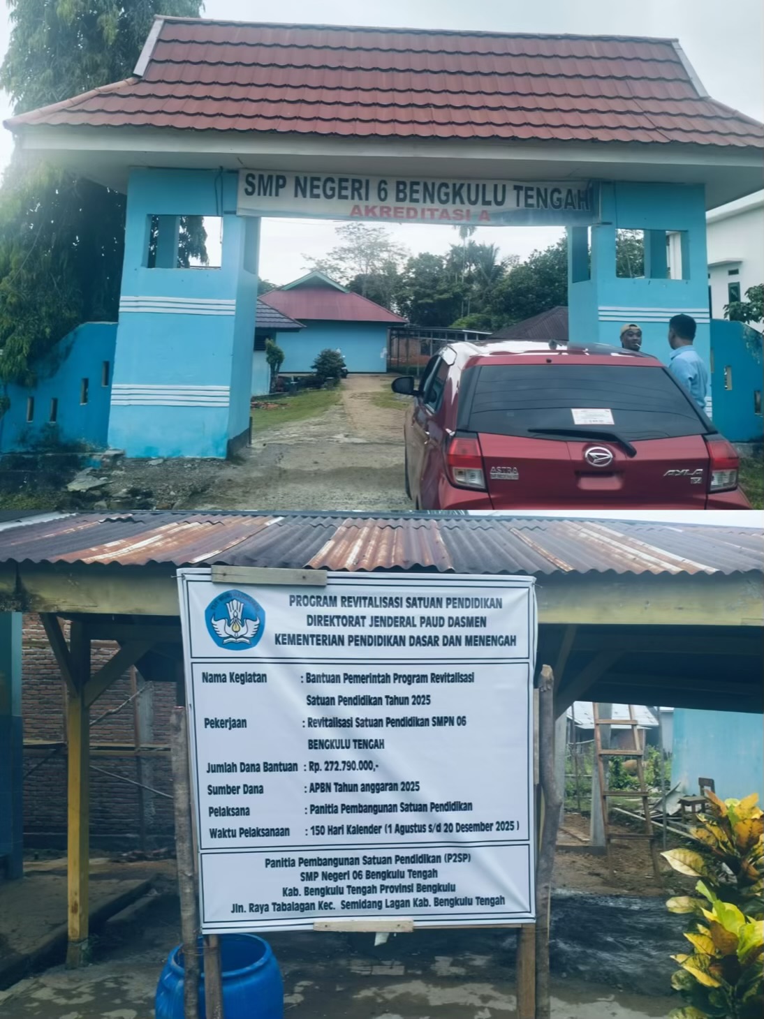Proyek Revitalisasi SMPN 6 Bengkulu Tengah Disorot, Dugaan Mark Up dan Pekerjaan Asal Jadi Mengemuka