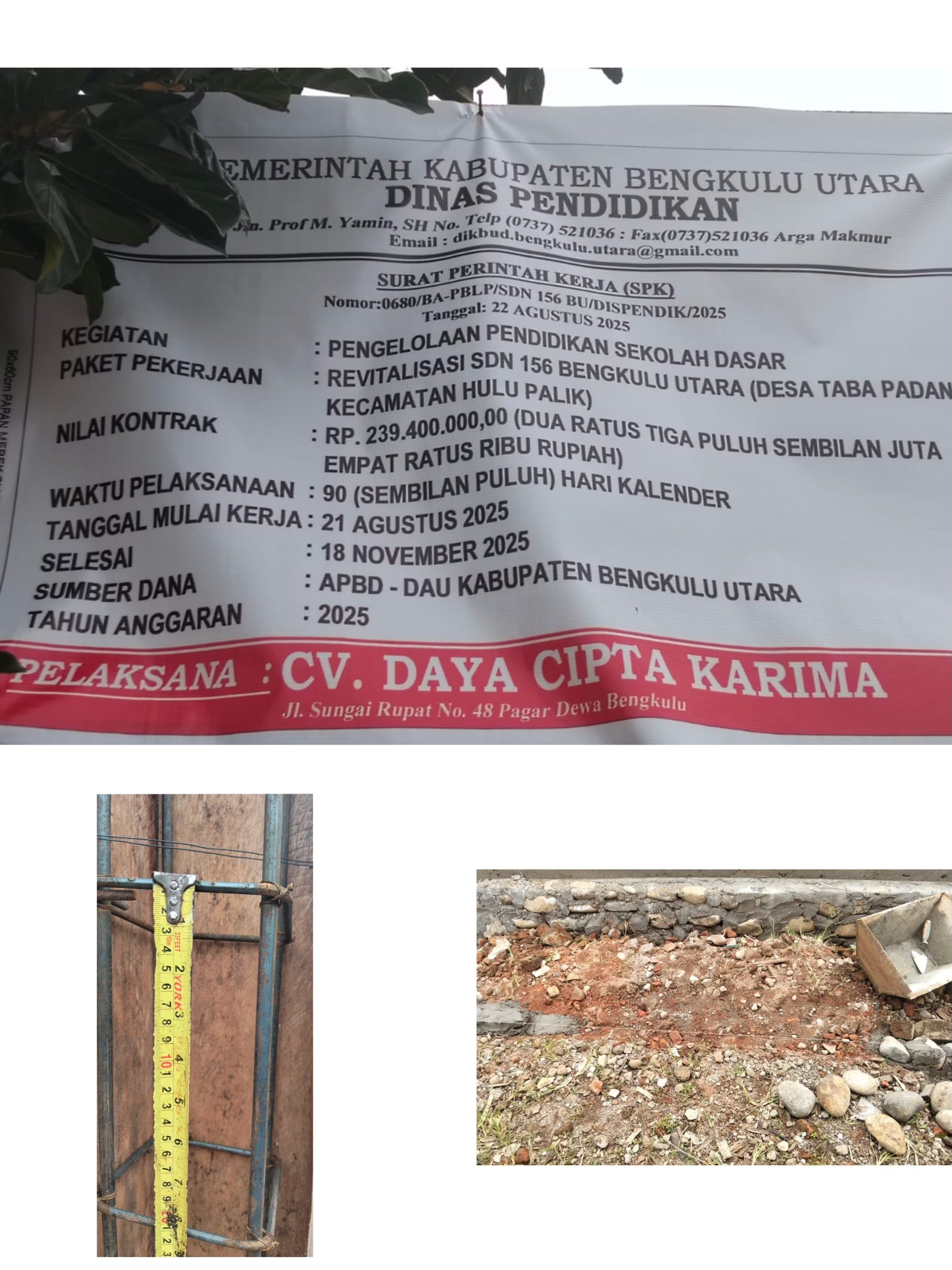 Revitalisasi SDN 156 Bengkulu Utara Disorot, BPAN Siap Tempuh Jalur Hukum atas Dugaan Pelanggaran