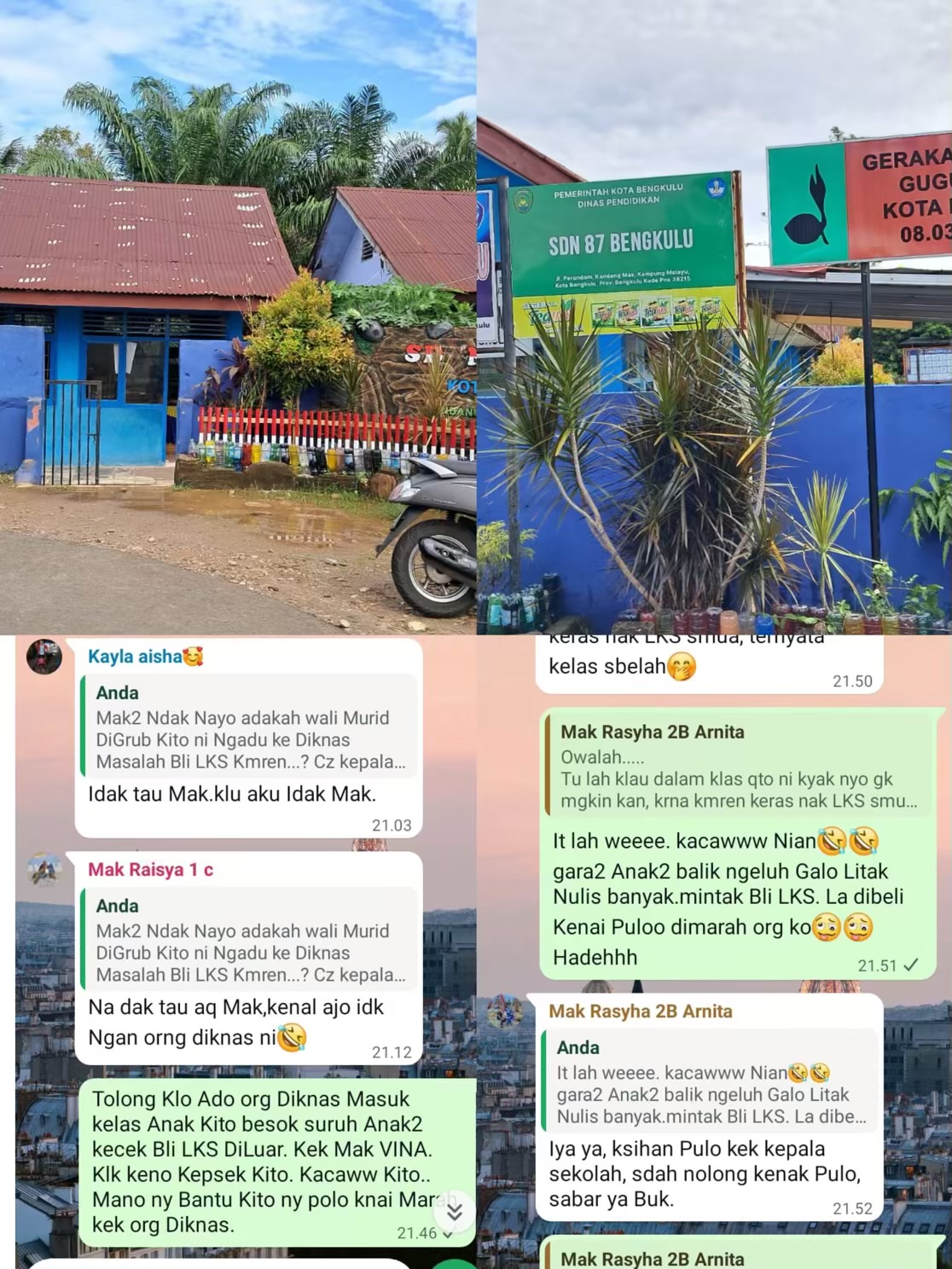 Klarifikasi SD Negeri 87: Tidak Ada Guru atau Kepala Sekolah yang Menjual Buku LKS, Pembelian Berdasarkan Kesepakatan Wali Murid