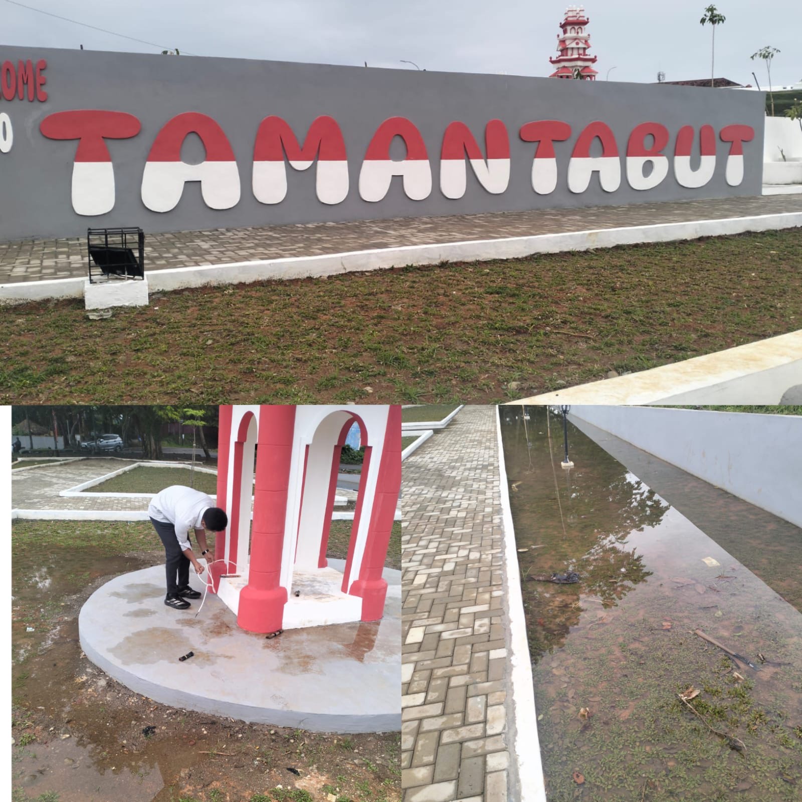 Proyek Taman Tabut Bengkulu Disorot, Dugaan Kualitas Buruk hingga Isu Take Down Pemberitaan Mencuat