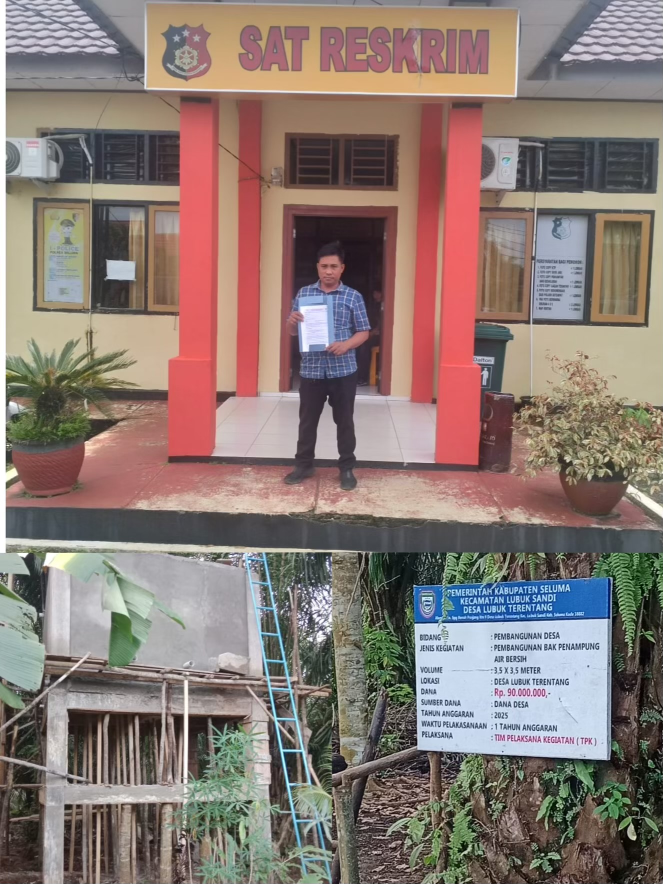 Desa Lubuk Terentang Resmi Dilaporkan oleh BPAN Terkait Dugaan Mark-Up Dana Desa