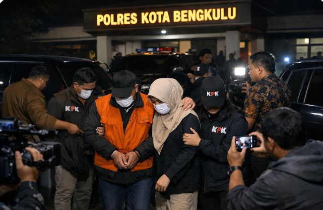 OTT KPK di Bengkulu: Bupati Rejang Lebong dan Sejumlah Orang Dibawa ke Jakarta untuk Pemeriksaan Lanjutan