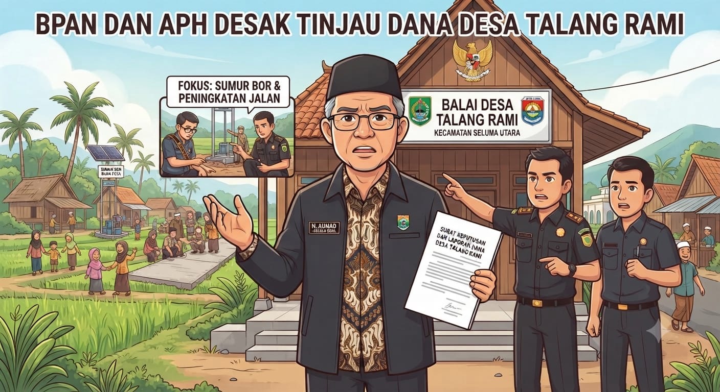 Pengelolaan Dana Desa Talang Rami Disorot, BPAN dan APH Didesak Tinjau Pembangunan Sumur Bor serta Jalan