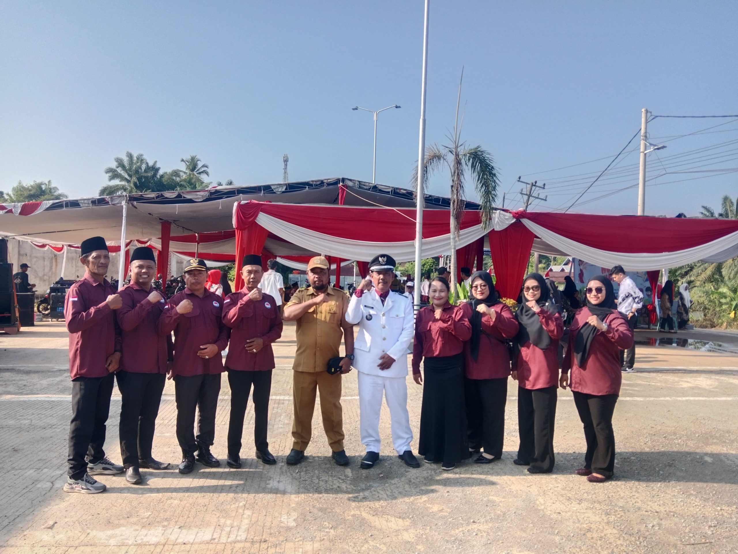 Upacara HUT ke-81 RI di Desa Sunda Kelapa Berlangsung Lancar dan Meriah