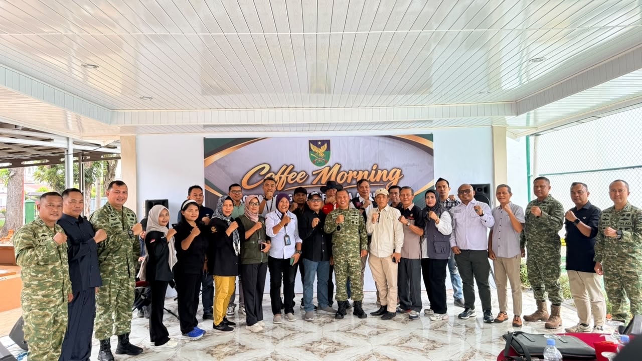 Danrem 041/Gamas Perkuat Sinergi dengan Media, Dorong Informasi Akurat dan Berimbang